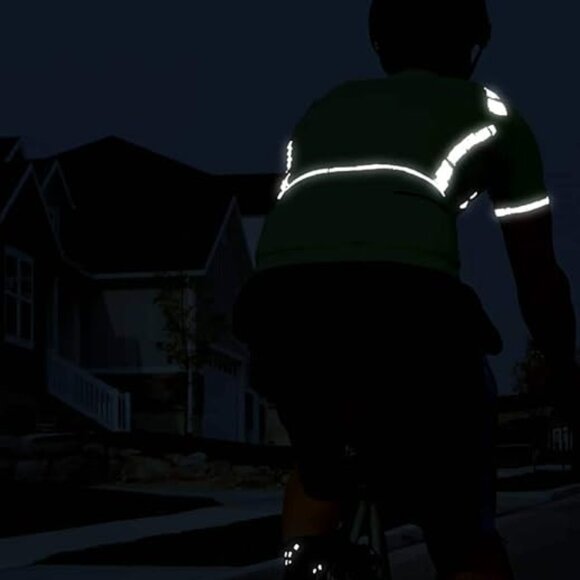 REFELCTOES High Visibility Reflective Cycling Jersey - Size XXL NEON YELLOW - Picture 8 of 8